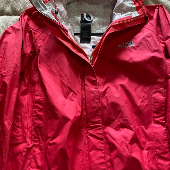 Pink North Face Rain Jacket - Picture 1 of 3